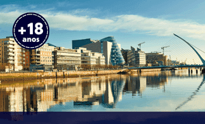 Estude inglês em Dublin e tenha a possibilidade de trabalhar durante o intercâmbio, vivenciando a rotina irlandesa enquanto desenvolve fluência no idioma.